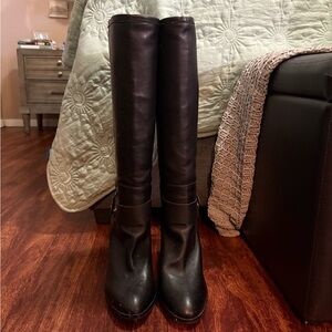 ANTONIO MELANI Black Leather Boots